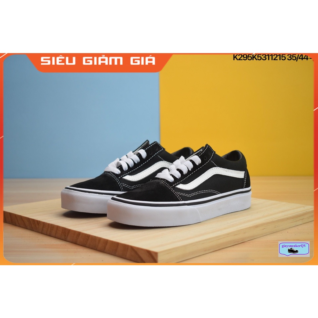 Giày thể thao Vans Old Skool, giày học sinh sinh viên màu đen cực đẹp