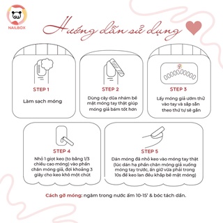 Nailbox, móng úp, móng giả tiểu thư