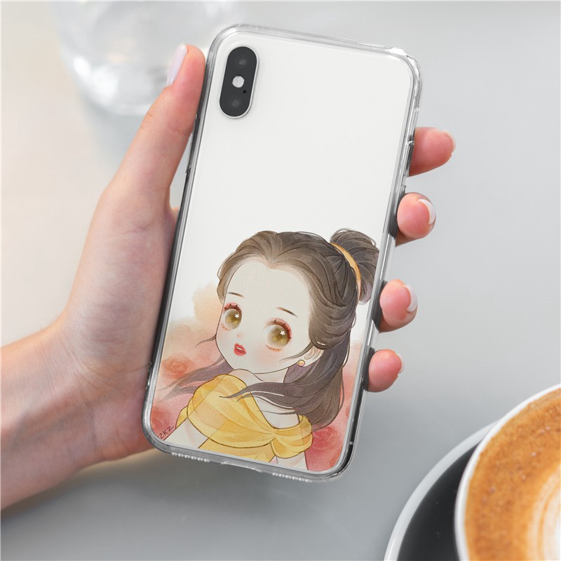 Ốp Điện Thoại Mềm Hình Công Chúa Disney As01 Cho Samsung Galaxy S20 S10 Plus S9 Plus S8 Plus S20 Ultra S10 E