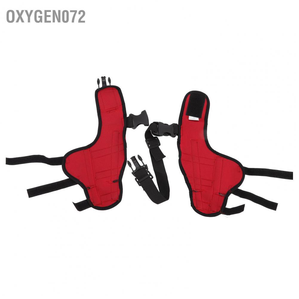 Oxygen072 Oxygen072 Nẹp chân chó Đàn hồi an toàn chống va đập Tấm đệm đầu gối cho thú cưng với dải phản quang vật nuôi và