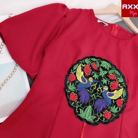 Đầm màu đỏ NADO, Váy đỏ mặc tết noel Xòe Vải Nhung Tuyết Thời Trang Tay Phồng Ngắn Thời Trang Nữ Đẹp Đi Chơi | BigBuy360 - bigbuy360.vn