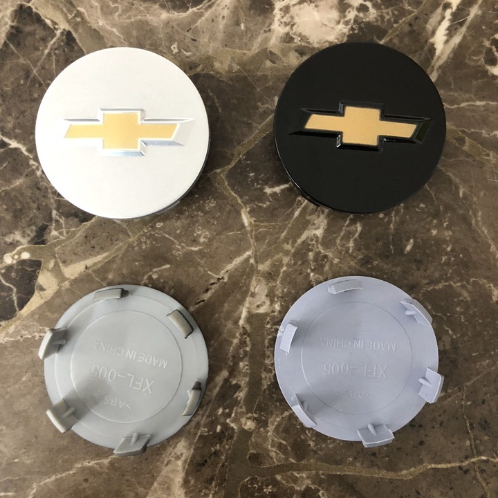 Logo chụp mâm, ốp lazang vành bánh xe ô tô. Dùng cho xe Chevrolet có đường kính lỗ lắp 58mm