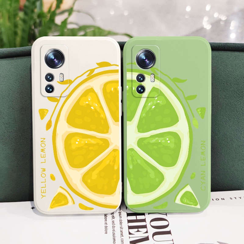 Ốp Điện Thoại Hình Quả Chanh Cho Xiaomi Mi 12 12S 12X 11 Pro Lite Ultra 11Lite 11i