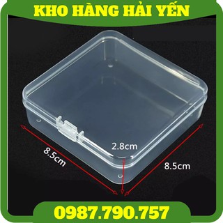 [Hot] Hộp nhựa vuông trong suốt đựng đồ đa năng tiện dụng cho gia đình