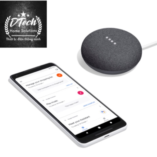 Loa Google Home Mini < Loa thông minh phiên bản 2020 > nguyên seal