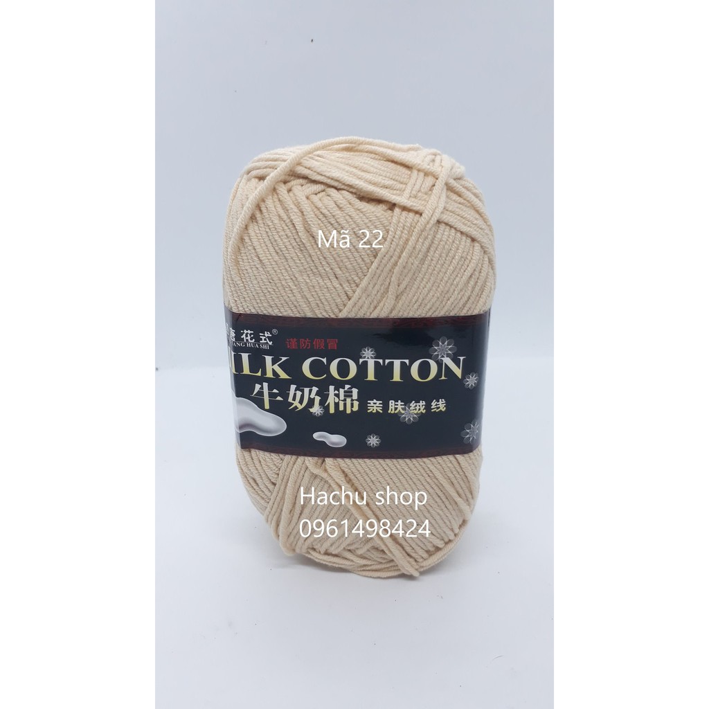 Len milk cotton loại 1