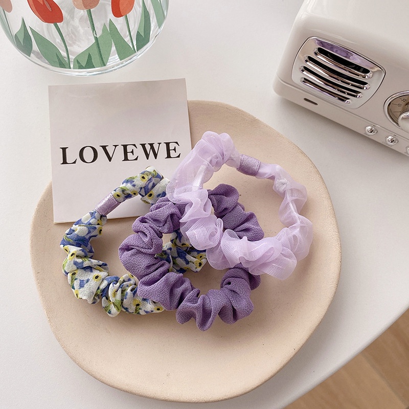 Set 3 cột tóc scrunchies xinh xắn- UniLabel
