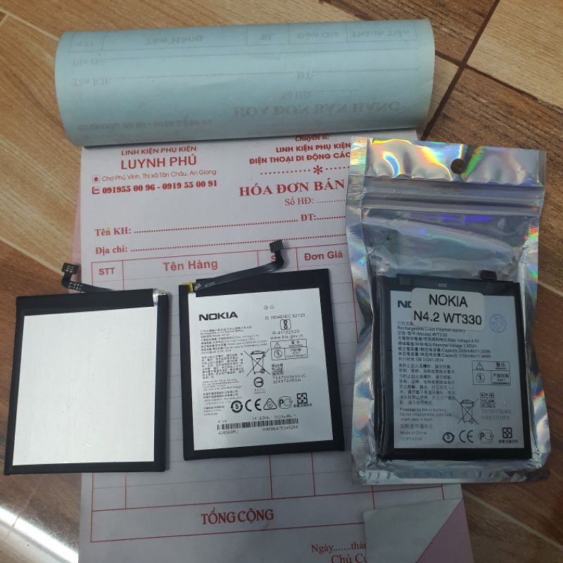 pin nokia 4.2 WT330 3100mAh zin có bảo hành