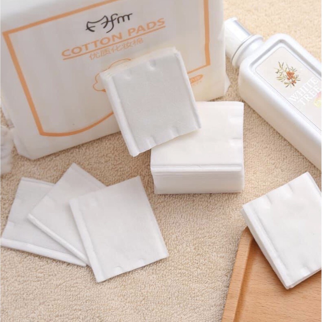 ( Giá Sỉ ) Bông tẩy trang 3 lớp Cotton Pads túi 222 miếng