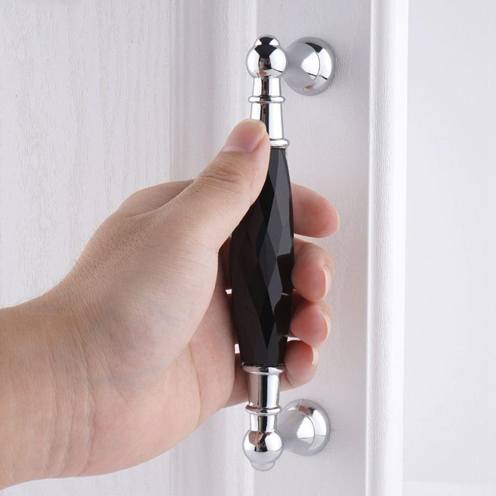 Tay Nắm Cửa Tủ Bằng Hợp Kim Kẽm Đính Pha Lê Sang Trọng