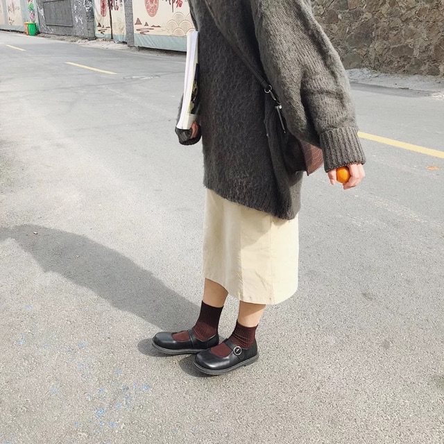 [ORDER 15 NGÀY] Giày Mary Janes nữ mũi tròn | BigBuy360 - bigbuy360.vn