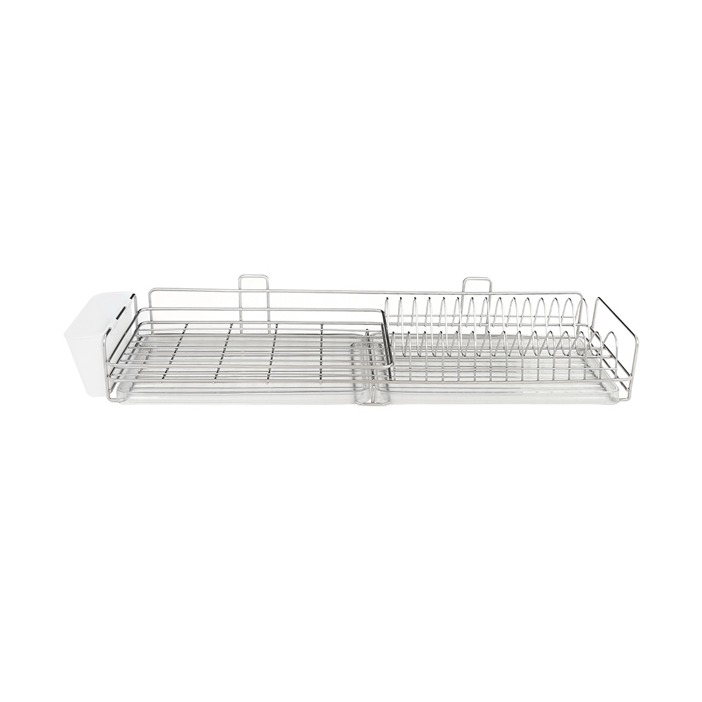 HomeBase KECH Kệ Inox Kệ đựng đồ nhà bếp kệ đựng chén đĩa treo tường Thái Lan W80xD23.5xH15.5CM