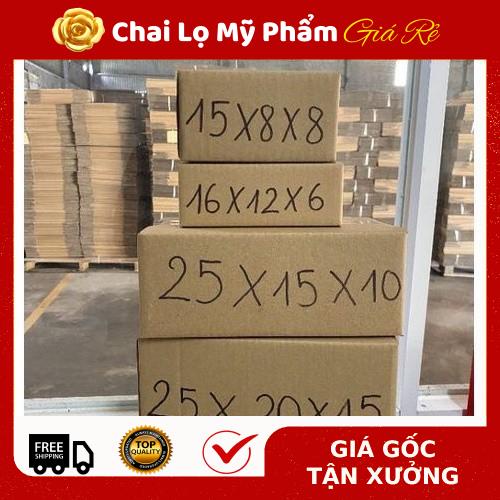 Hộp Carton Giá Rẻ ❤ RẺ VÔ ĐỊCH ❤ [16x12x6] Thùng Hộp Carton Đóng Gói Hàng , phụ kiện du lịch