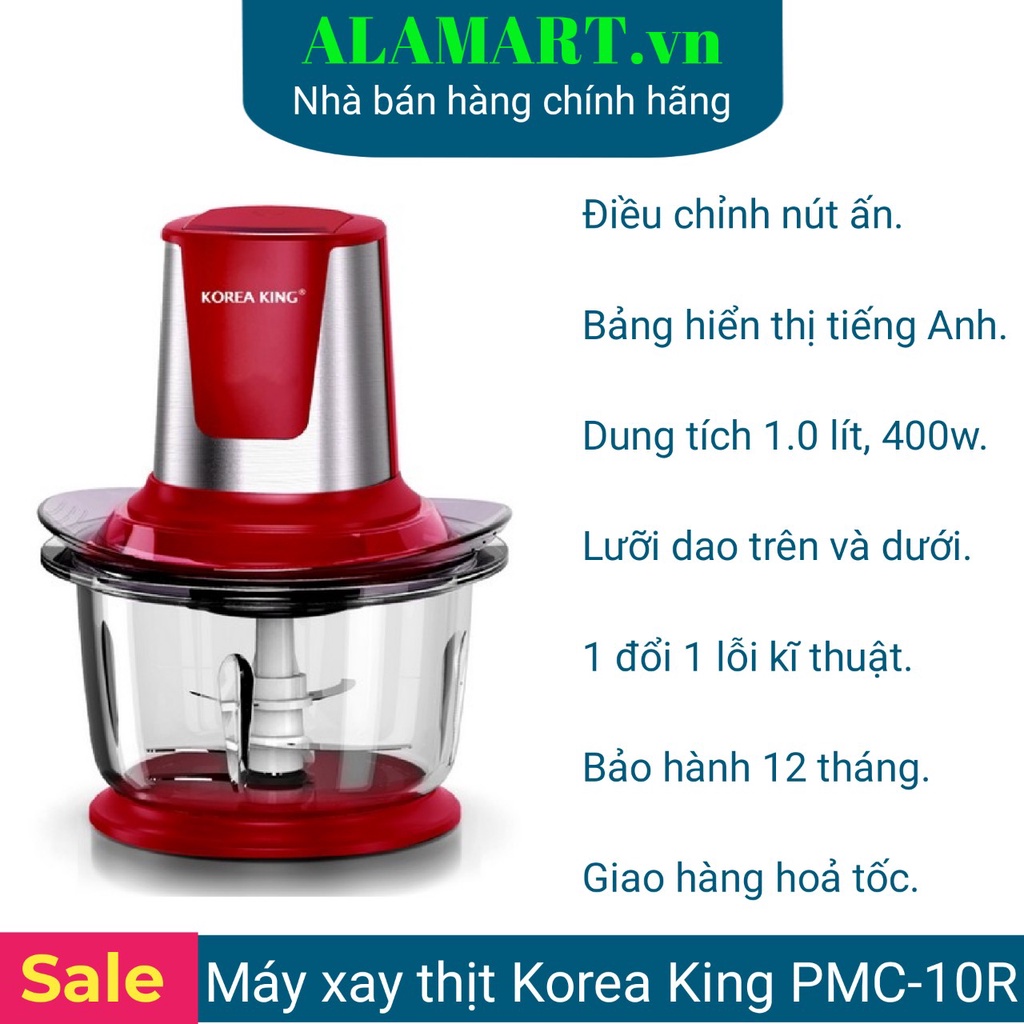 Máy xay thịt Korea King PMC-10R dung tích 1,0 lít