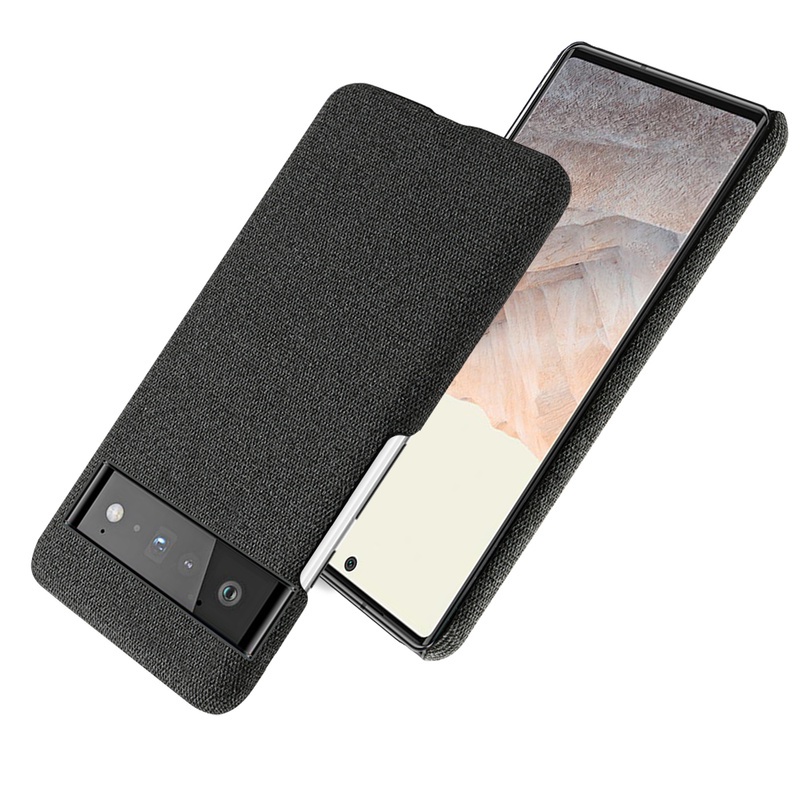 Bao Da Điện Thoại Vải Nỉ Mỏng Nhám In Chữ Cao Cấp Bảo Vệ Cho google pixel 6 6 pro Ốp