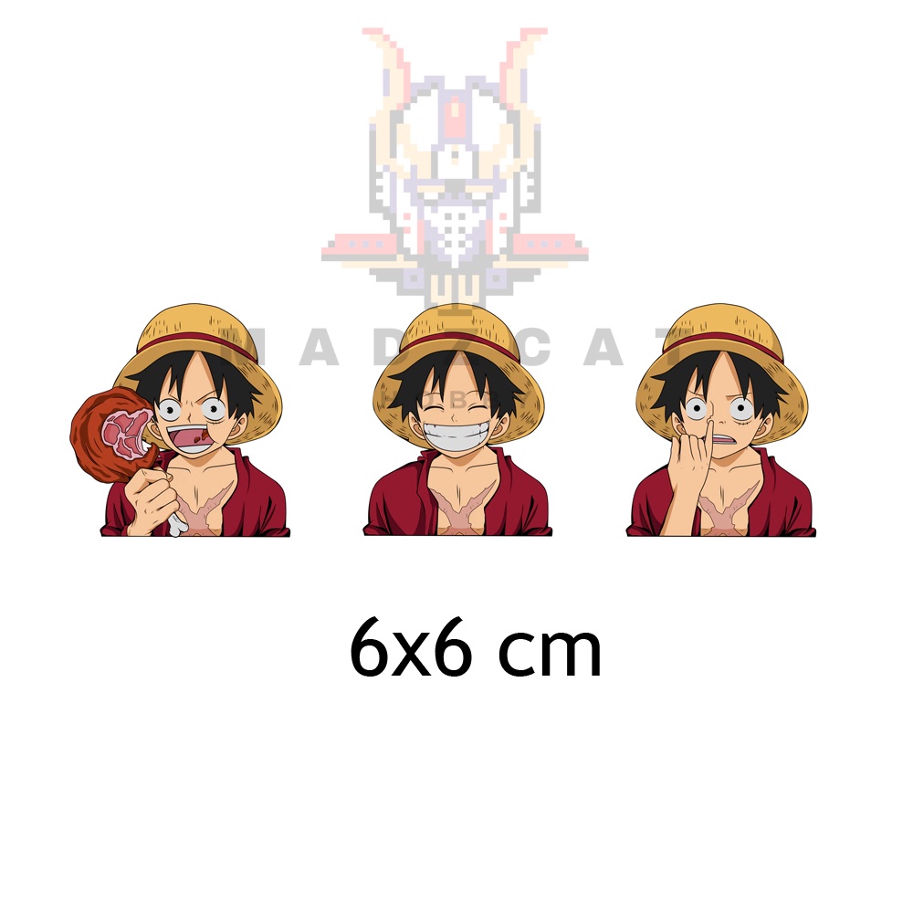 Sticker 3D One Piece dán điện thoại - laptop - ô tô chống nước