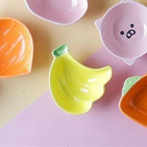 Bát Ăn Dặm Hình Quả Chuối Xinh Xắn AD11 Gốm Sứ Tráng Men Cao Cấp Cho Bé Ăn Dặm YOOTA BABY