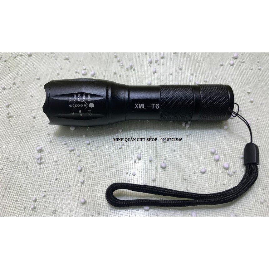 Đèn pin siêu sáng  XML-T6 , pin sạc