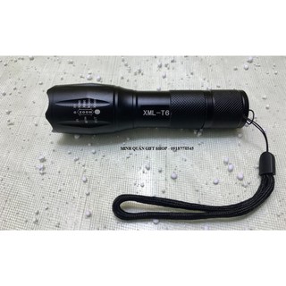 Đèn pin siêu sáng  XML-T6 , pin sạc