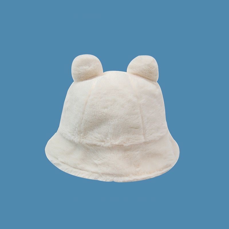 Nón Tai Bèo Phủ Lông Dày Dặn Giữ Ấm Mùa Đông In Họa Tiết Da Báo Dễ Thương Phong Cách Nhật Bản Cho Nữ