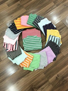 Đồ bộ kẻ cho bé (set 5 bộ)