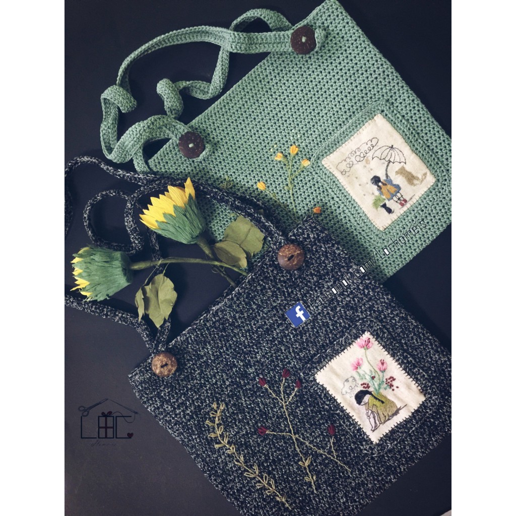 Túi Tote Crochet Handmade - LỘC Homeis