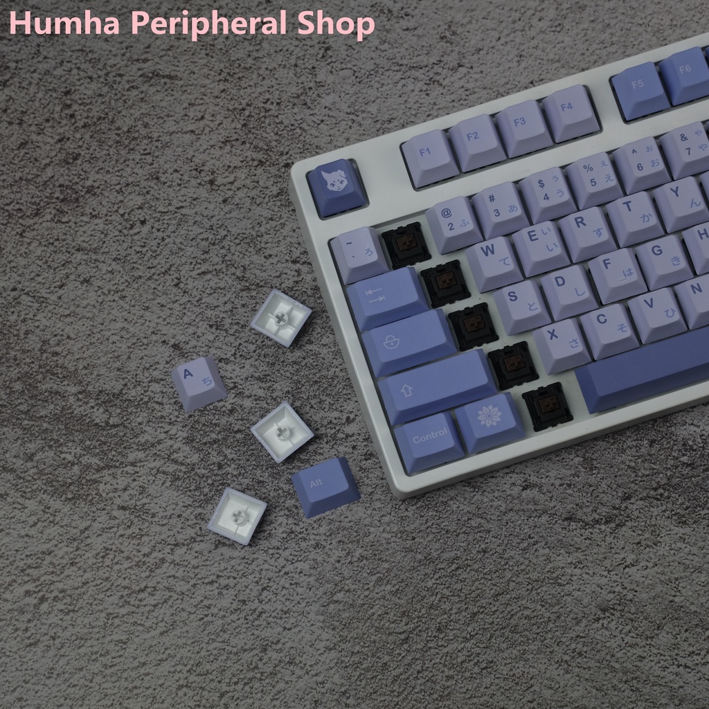 Gmk Frost Witch R2 keycaps 142 Phím Chất Liệu PBT Chuyên Nghiệp Dành Cho Bàn Phím Cơ Cherry profile