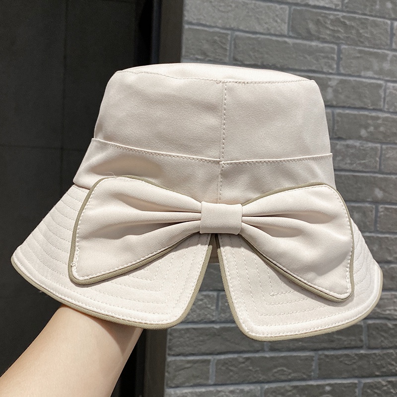 Nón tai bèo che nắng đính nơ thời trang xuân hè 2022 dễ phối đồ thời trang cho nữ