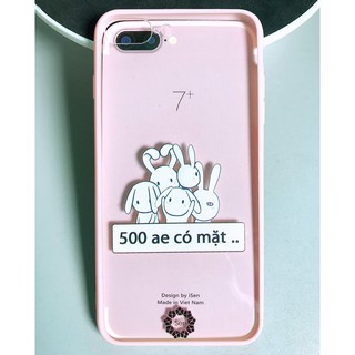 ỐP LƯNG IPHONE 7 PLUS/ 8 PLUS IN HÌNH CÁ TÍNH ISEN - MAU 101
