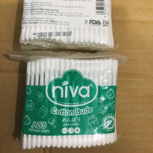 Tăm bông Niva Cotton Buds 200 que