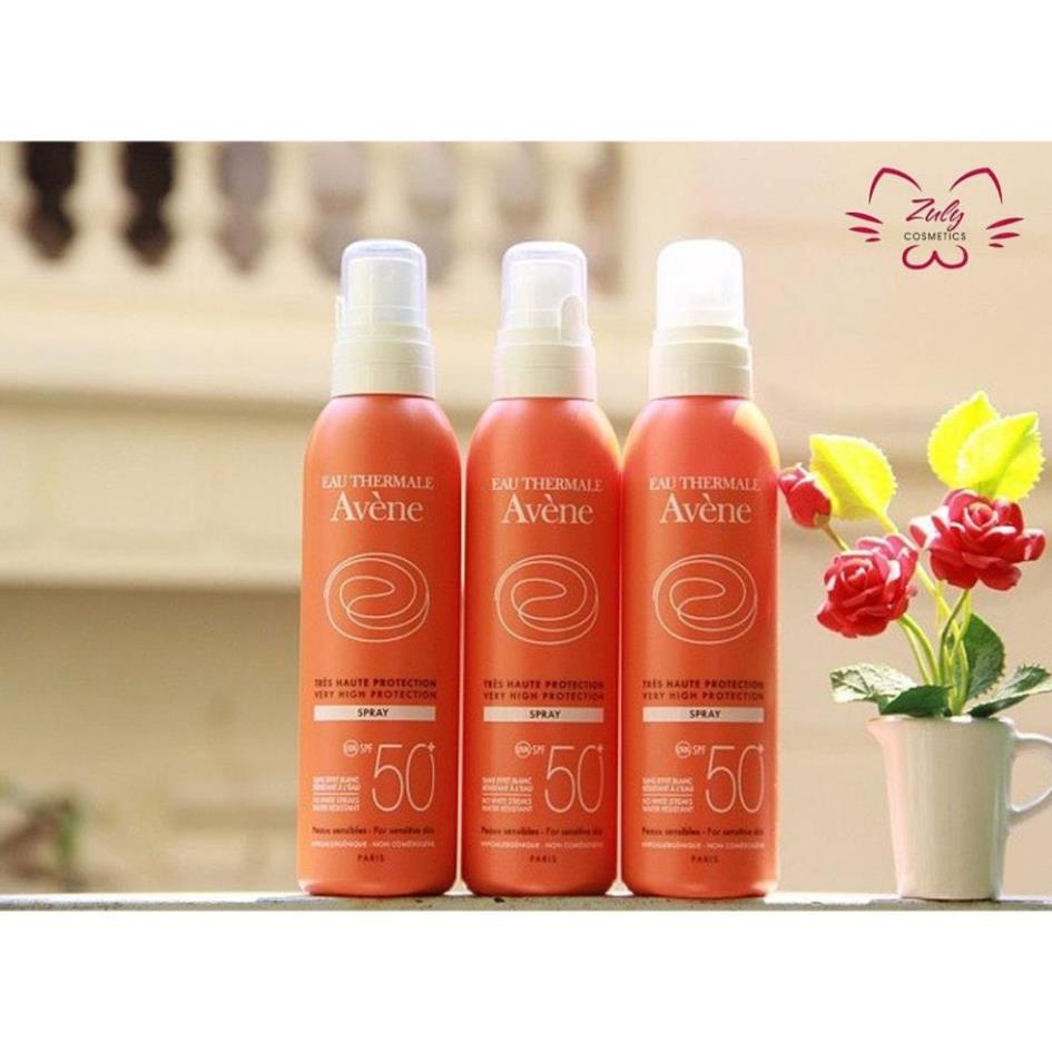 Xịt chống nắng AVÈNE Spray SPF 50 Body,cho da dầu nhạy cảm hỗn hợp chống nước không trôi - Ads.cosmetics