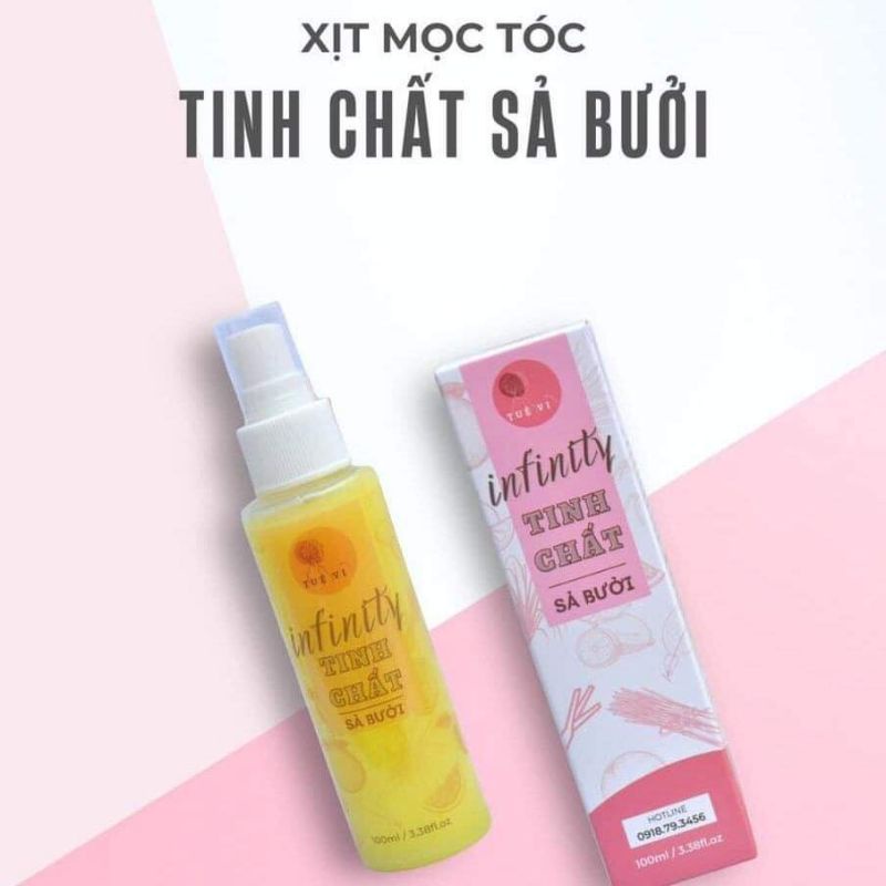 XỊT MỌC TÓC TINH CHẤT SẢ BƯỞI TUỆ VI KÍCH THÍCH MỌC TÓC - GIẢM GÃY RỤNG