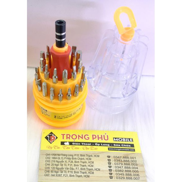 Bộ vít tròn 31 đầu xịn xò tiện dụng, Chất lượng, bền, đẹp