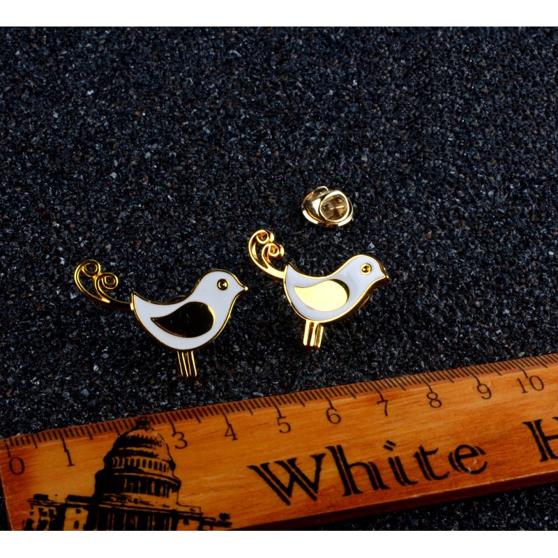 Cài áo Vest Nam thời trang hình con chim GH-194, Lapel Pin cài áo Vest nam