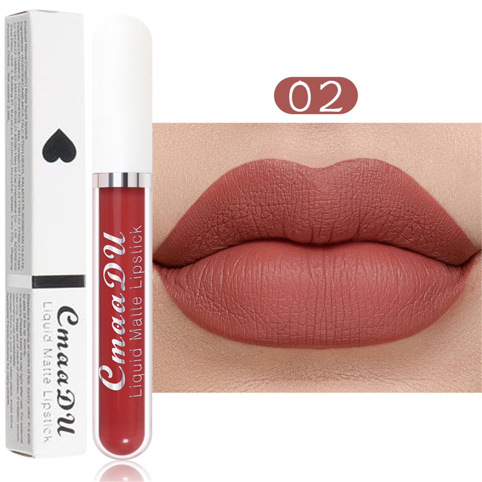 (Hàng Mới Về) Son Kem Lì 18 Màu Sắc Tùy Chọn Không Dính Lâu Trôi Không Thấm Nước 2.5ml | BigBuy360 - bigbuy360.vn