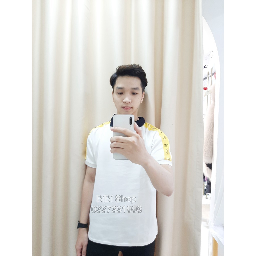 Áo Thun Nam Polo Cổ Bẻ Chạy Dây Vai Phối CG BB6 - | BigBuy360 - bigbuy360.vn