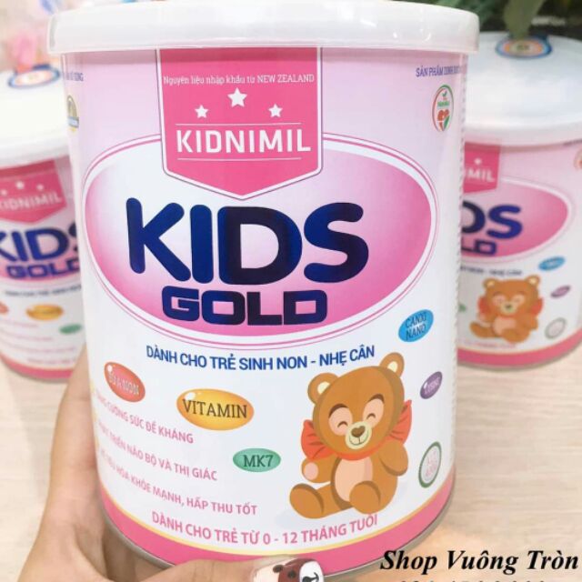 SỮA KIDNIMIL KIDS GOLO 900G