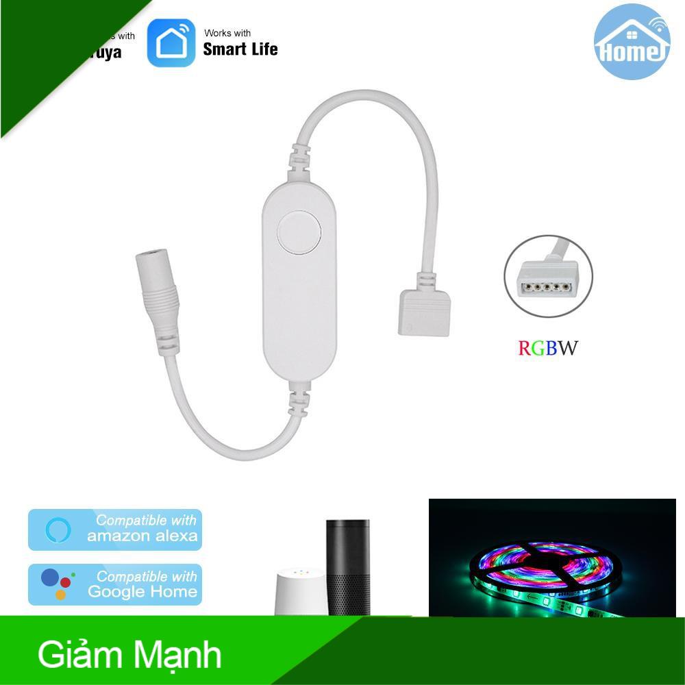 [Cực Hot] Bộ điều khiển đèn LED không dây thông minh bằng giọng nói RGBW chỉnh màu qua ứng dụng Google Home/Amazon Alexa