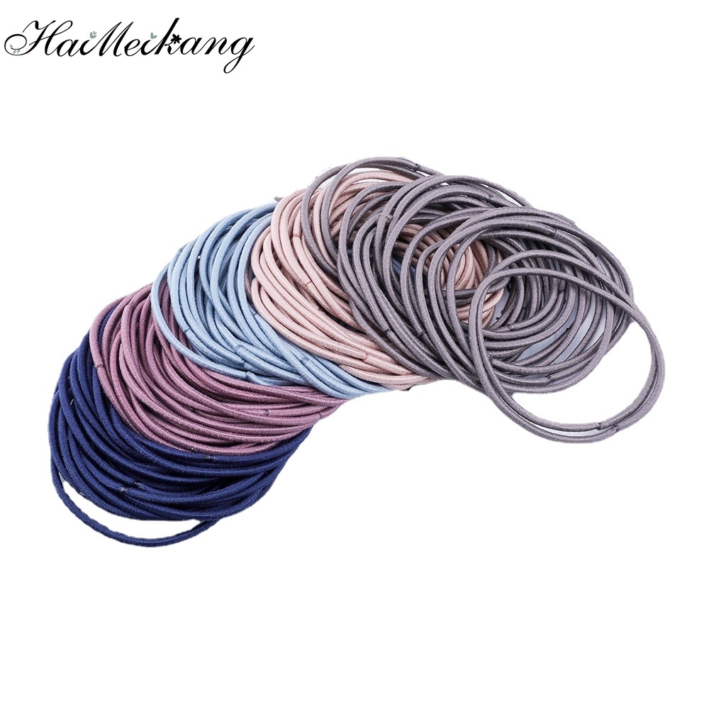 Haimeikang 50 Cái Dây Tóc Cao Su Căng Dễ Thương Cho Nữ