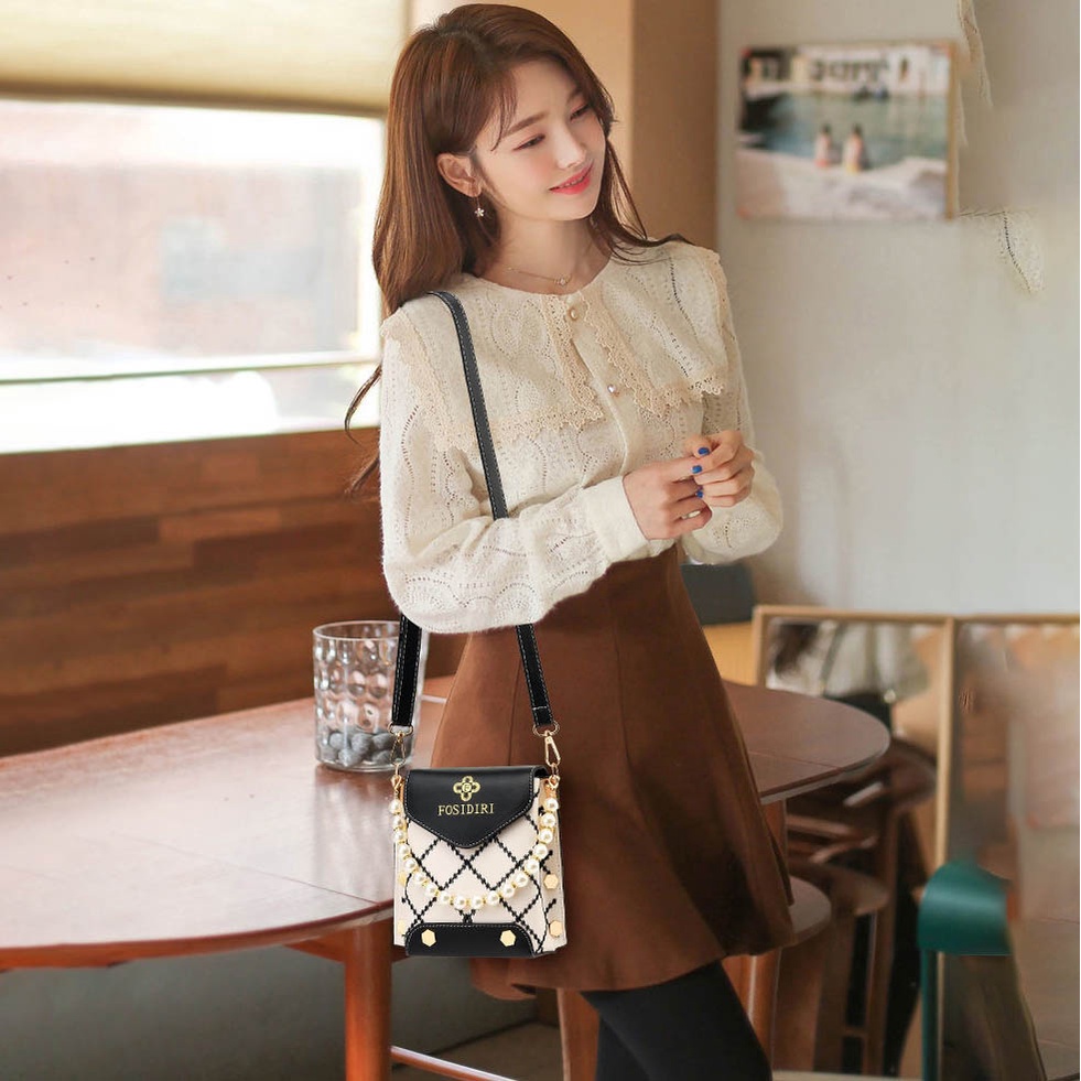 Túi Đeo Chéo Da PU Phong Cách Hàn Quốc Thời Trang 2022