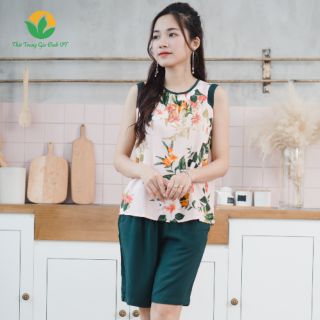 Bộ lanh quần lửng việt thắng