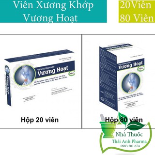 Viên Xương Khớp Vương Hoạt - Hỗ Trợ Giảm Nguy Cơ Thoái Hóa Cột Sống , Gai Đốt Sống Thoát Vị Địa Đệm Đau Vai Gáy