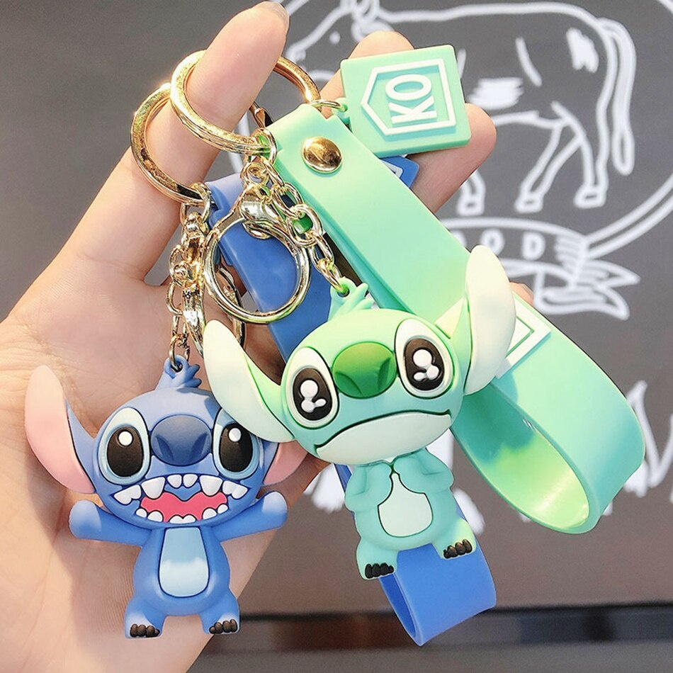 DISNEY Móc Khóa Nhân Vật Hoạt Hình Stitch Dễ Thương