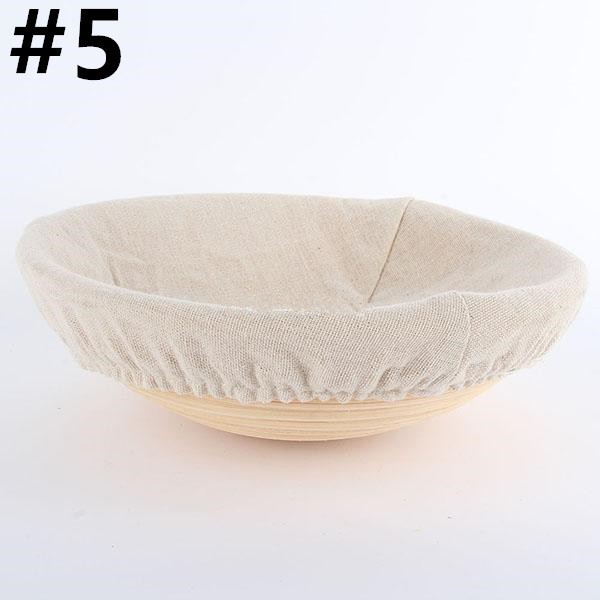 Rổ tròn kèm đệm lót để ủ bột làm bánh mì