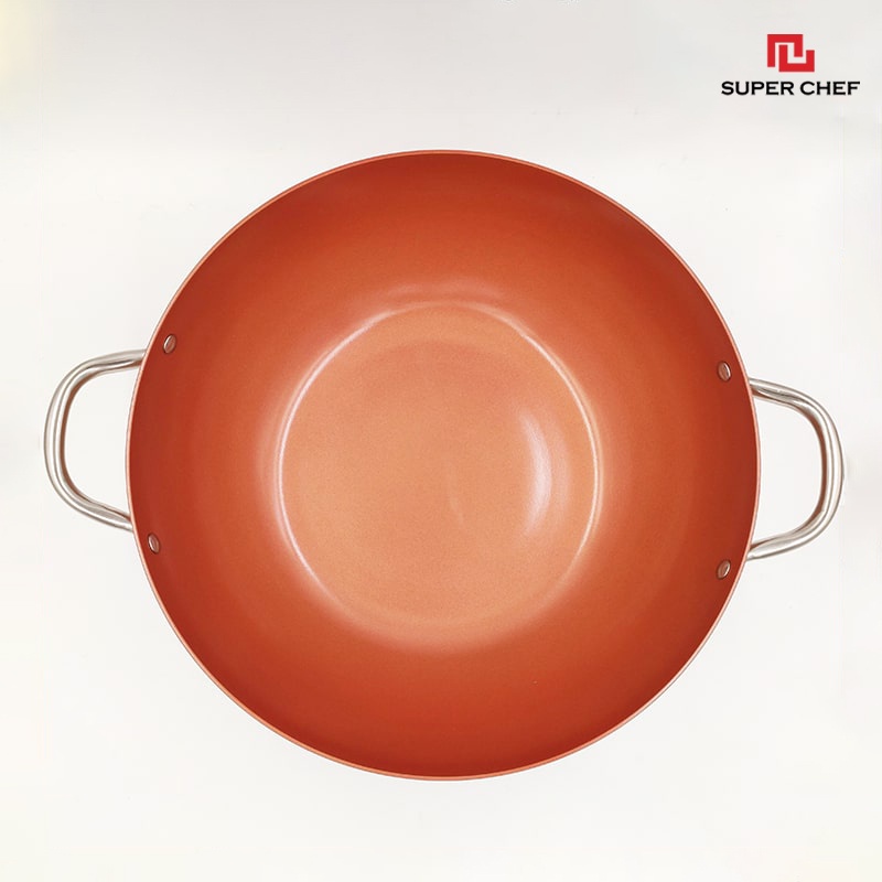 Chảo Chống Dính Ceramic Sâu Lòng Super Chef Chiên Xào Tiện Lợi