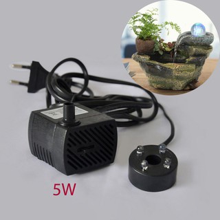 [5W, 4led] Máy Bơm Nước Chìm cho Hồ Cá, Hòn Non, Bộ Thác Nước