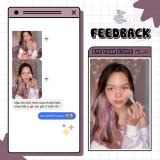 THUỐC NHUỘM TÓC  LIGHT LAVENDER - TÍM LAVENDER NHẠT