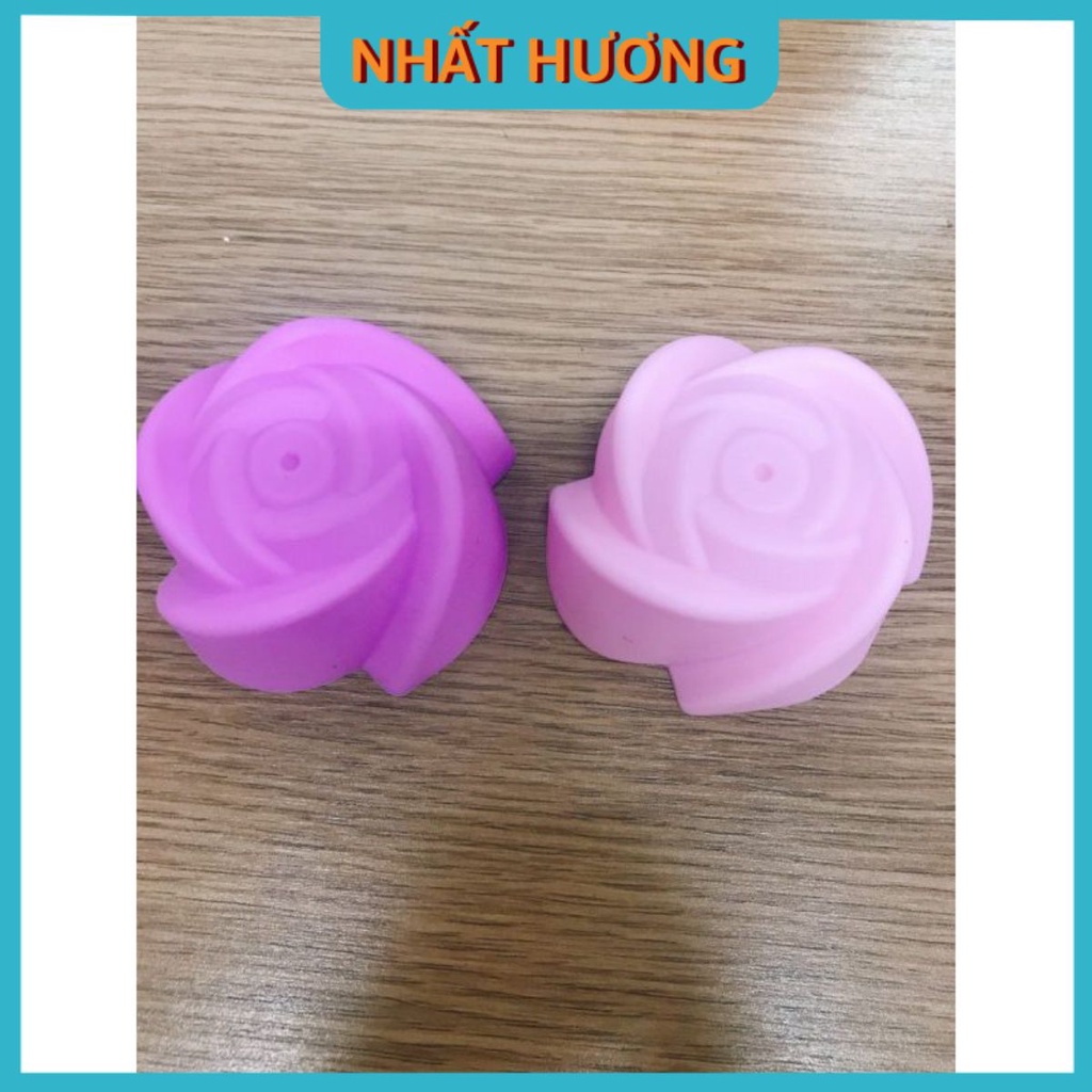 Khuôn Silicon Hình Hoa 4k- Giao 1 Màu Ngẫu Nhiên