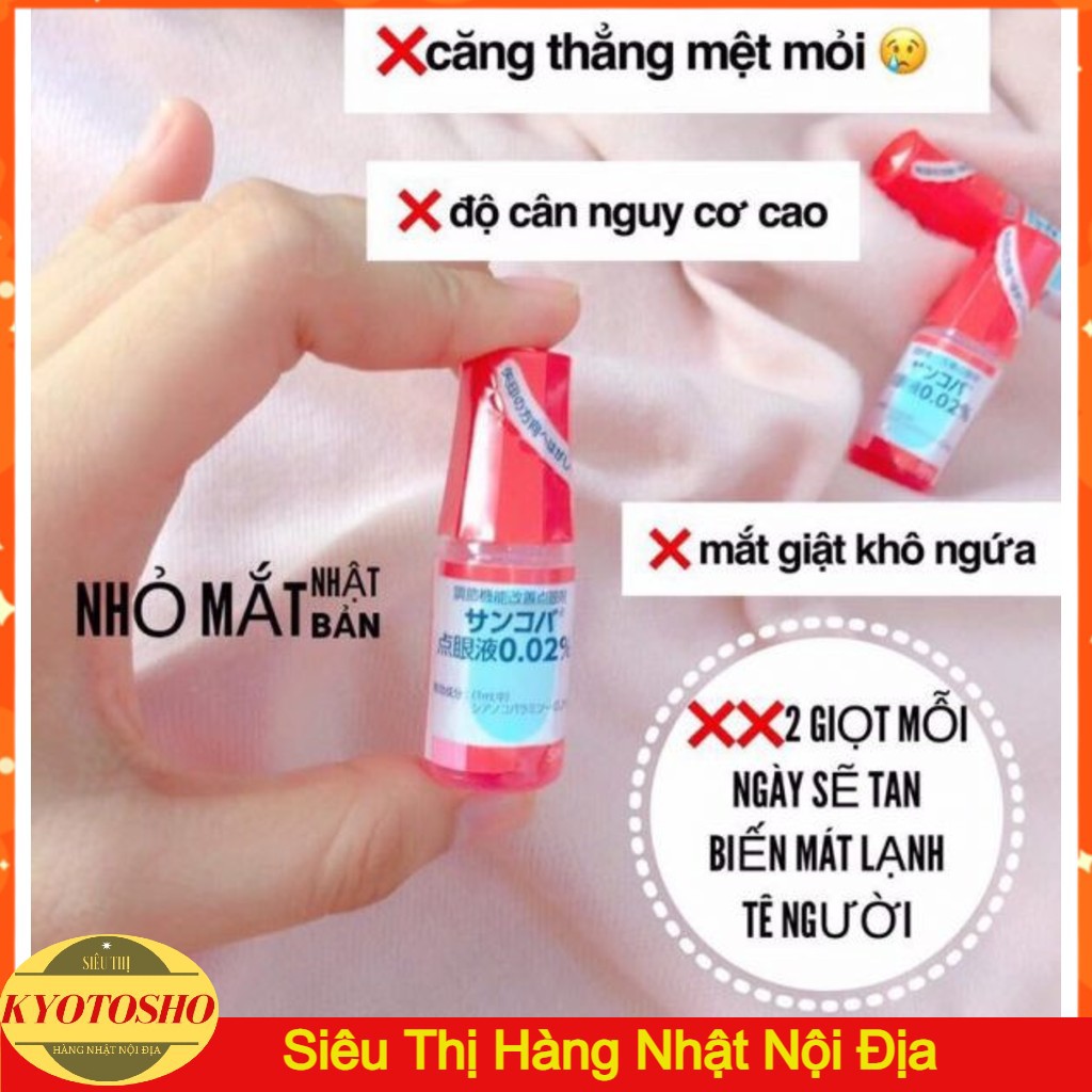 Nhỏ Mắt Chống Cận Thị Sancoba 5ml Nhật Bản