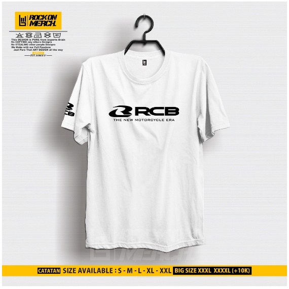 Áo Thun In Chữ ROB X RCB RACING BOY Cá Tính Hợp Thời Trang Cho Nam